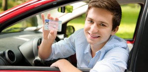 Teen driver with new license